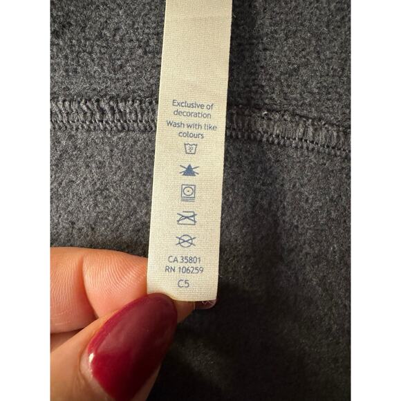 Lululemon Its Fleecing Cold Full Zip Fleece Jacket Women’s Size 8 Gray - Picture 11 of 11